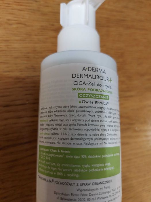 A-derma dermalibour+ cica gel moussant
