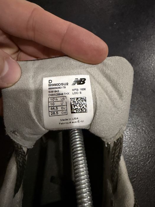 New Balance 990, Made in USA, 10,5 US
