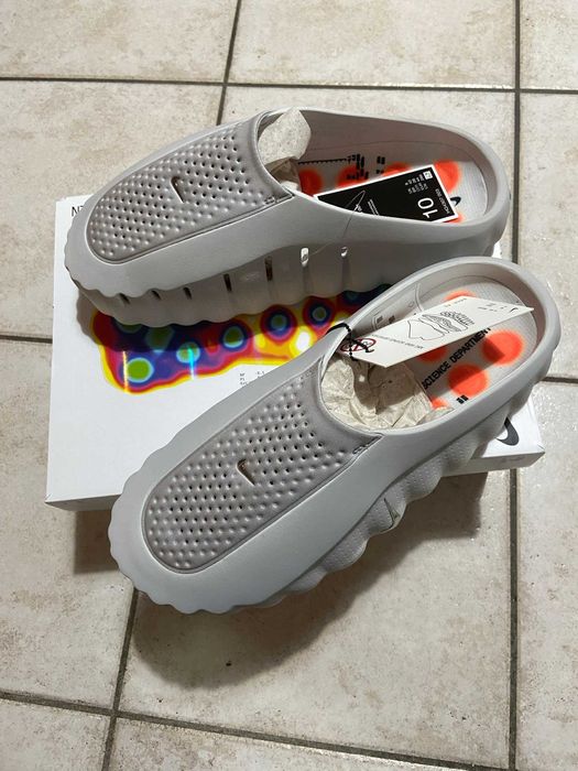 Klapki NIKE Mind 001 Slide Light Smoke Grey szare R.44