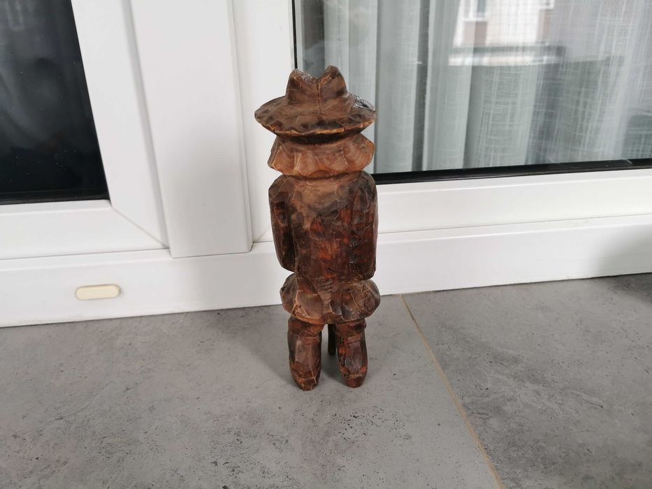 Antyk figurka drewno ludowa