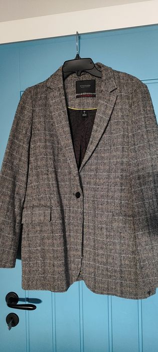 Scotch & Soda marynarka damska w jodełkę wełna 36 S 2