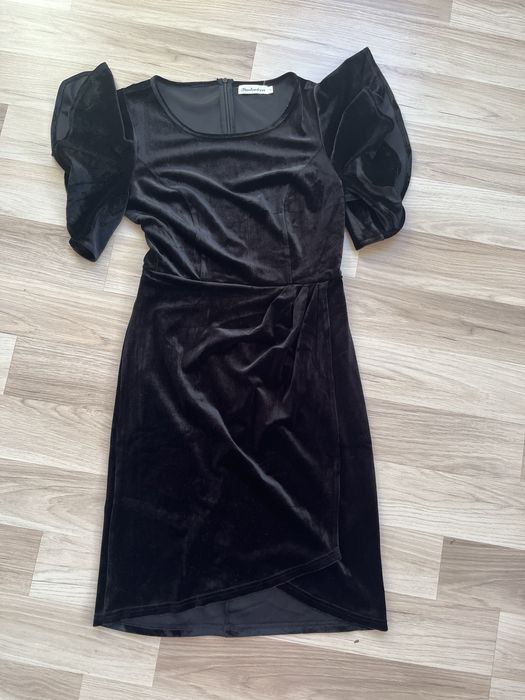 bbonlinedress welurowa sukienka 36 mini S