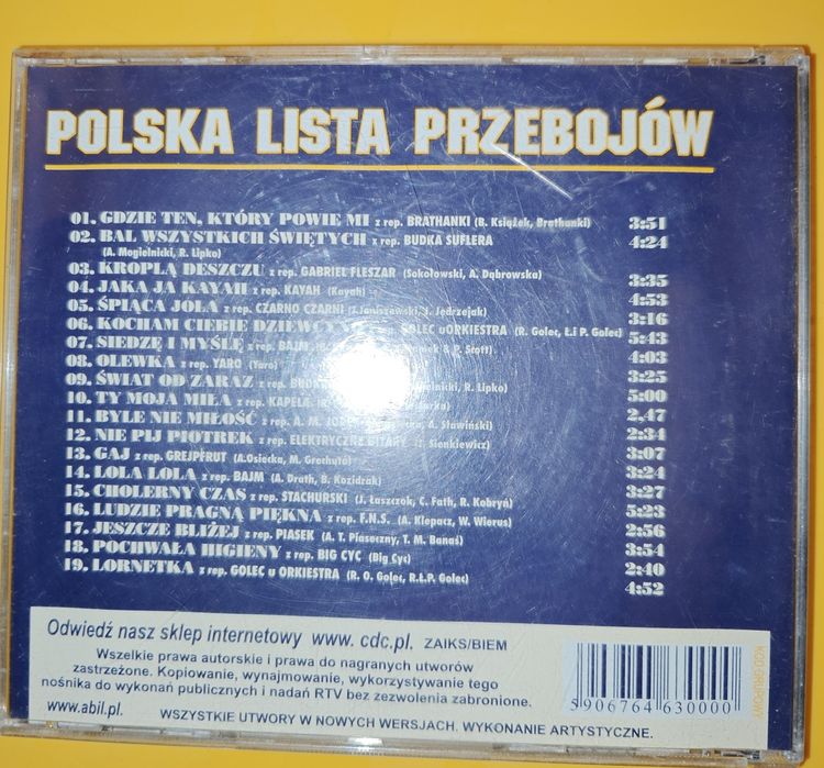 Polska Lista Przebojów 4 płyta CD