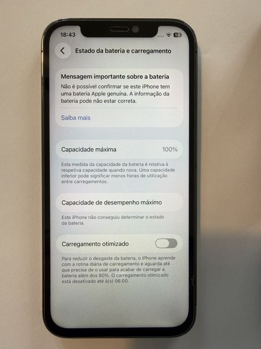 Iphone 12 Pro 128 GB C/ Caixa e Fatura