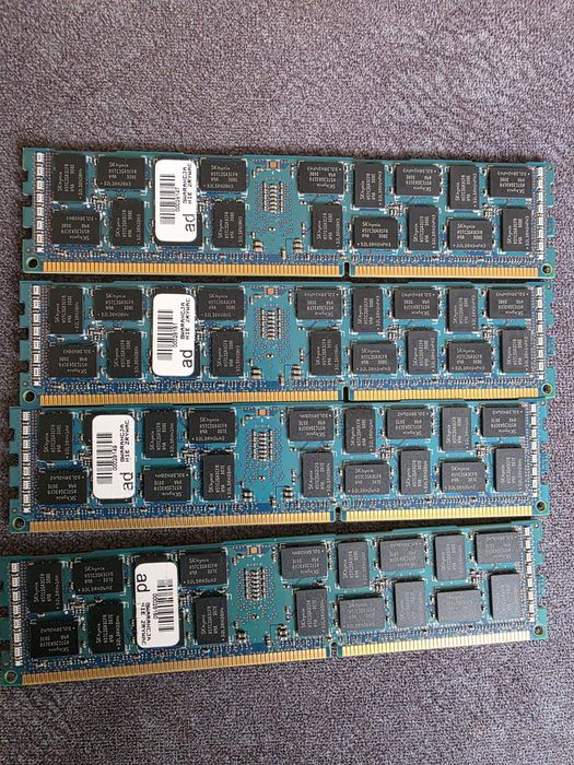 4x 8Gb PC3L-10600R serwerowa
