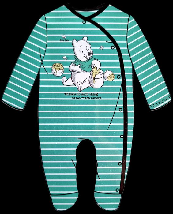 śpioszki Kubuś Puchatek 74-80CM