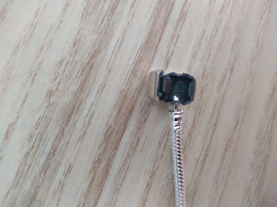 Bransoletka + 2 charmsy do Pandora Moments komplet żółw motyl łańcuch