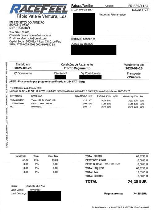 Yamaha MT-125 (Junho 2025) – Como Nova – 1.132km (Garantia Total)
