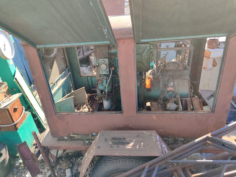 Продам трёхфазный дизельный генератор,на лафете