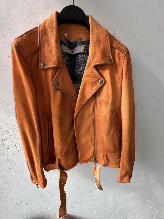 Golden Goose замшевая косуха biker jacket оригинал