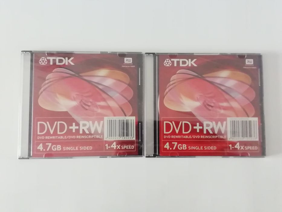 DVD+RW 4,7GB - 2 Unidades (Novos e Selados)