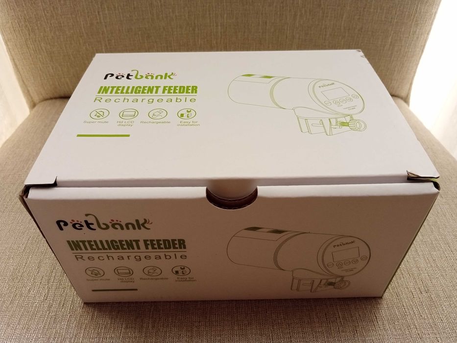 Dispensador alimentos para aquários