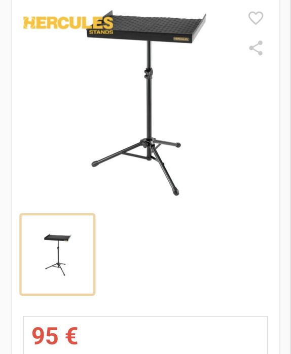 Hercules HCDS-800B suport table for live events.