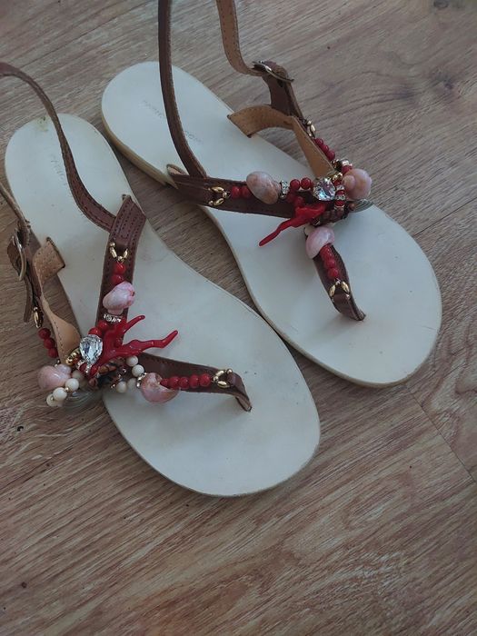 Босоніжки італійські шкіряні 37р