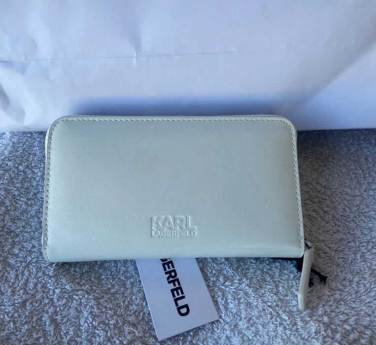 Carteira karl Lagerfeld branca