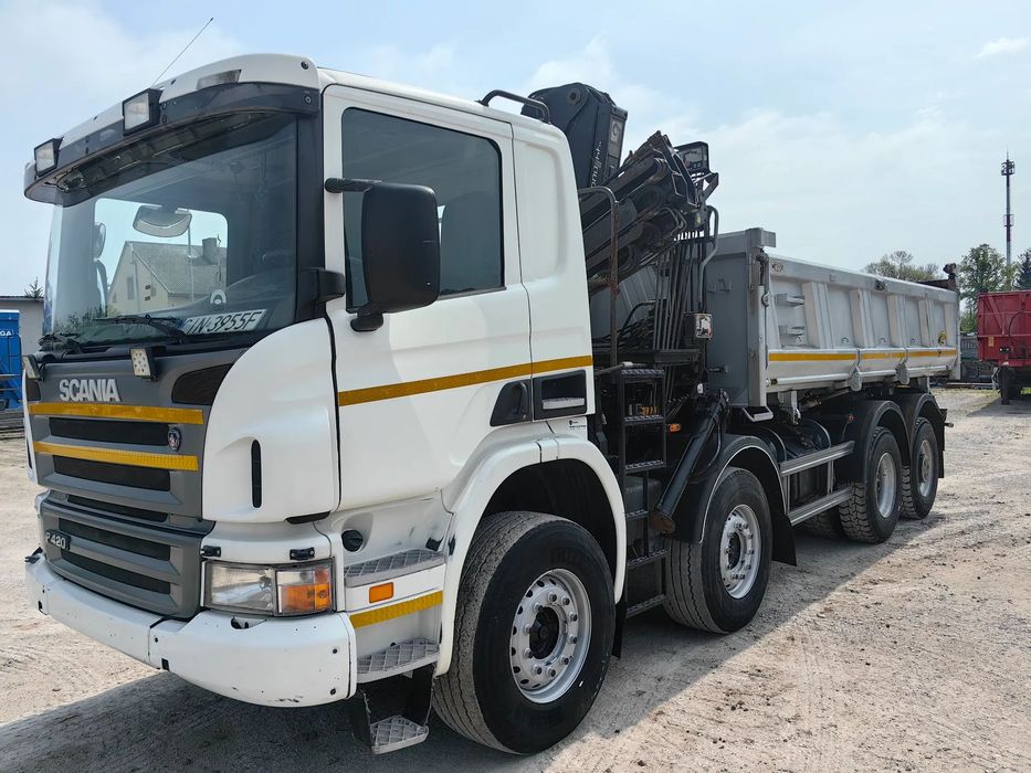 Scania Scania P 420 HDS HIAB 11m Hydroburty  Scania P 420 HDS HIAB 11m Hydroburty