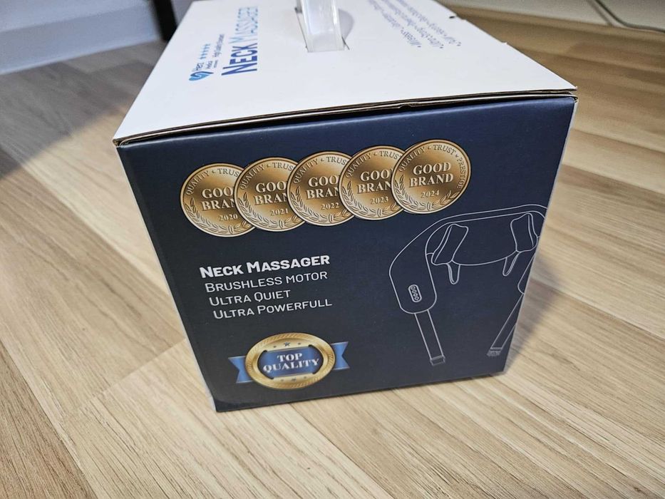 Masażer BEZPRZEWODOWY do Szyi Karku Ramion Pleców na AKUMULATOR Herz