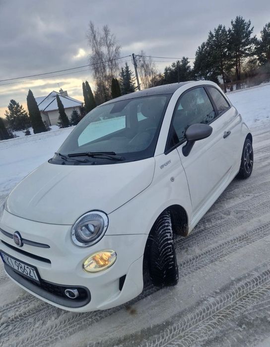 Fiat 500 Sport Hybryd biała perła