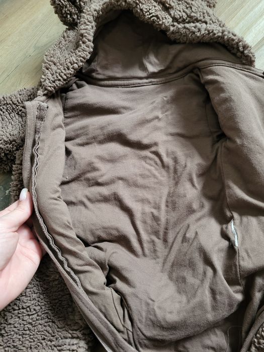 Kombinezon niemowlęcy H&M miś brązowy futerkowy zima  jesień