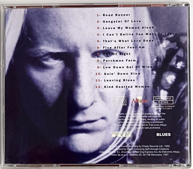 Johnny Winter The Texas Tornado 1997r