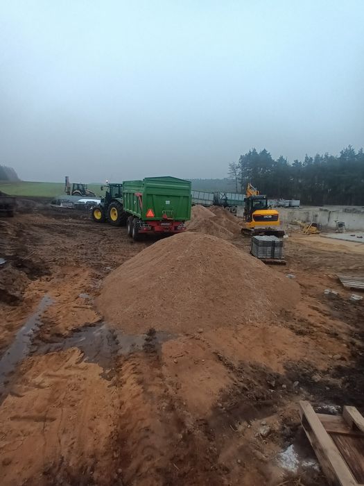 Usługi koparko-ładowarką ,ładowarką minładowarką  Rolnicze Transport