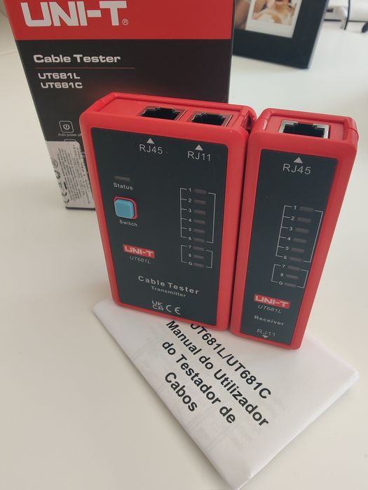 Testador de cabo de Redes UNIT-T