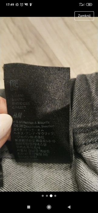 Spodnie tregginsy legginsy H&M, rozmiar M-38