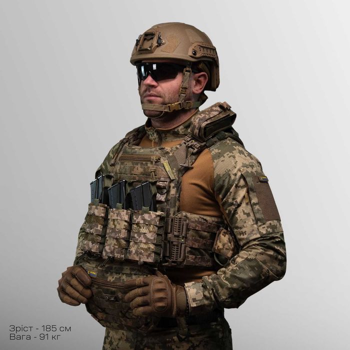 НОВА! Плитоноска Gen.3 з підсумками із Кордури. Піксель. Швидкоскид.