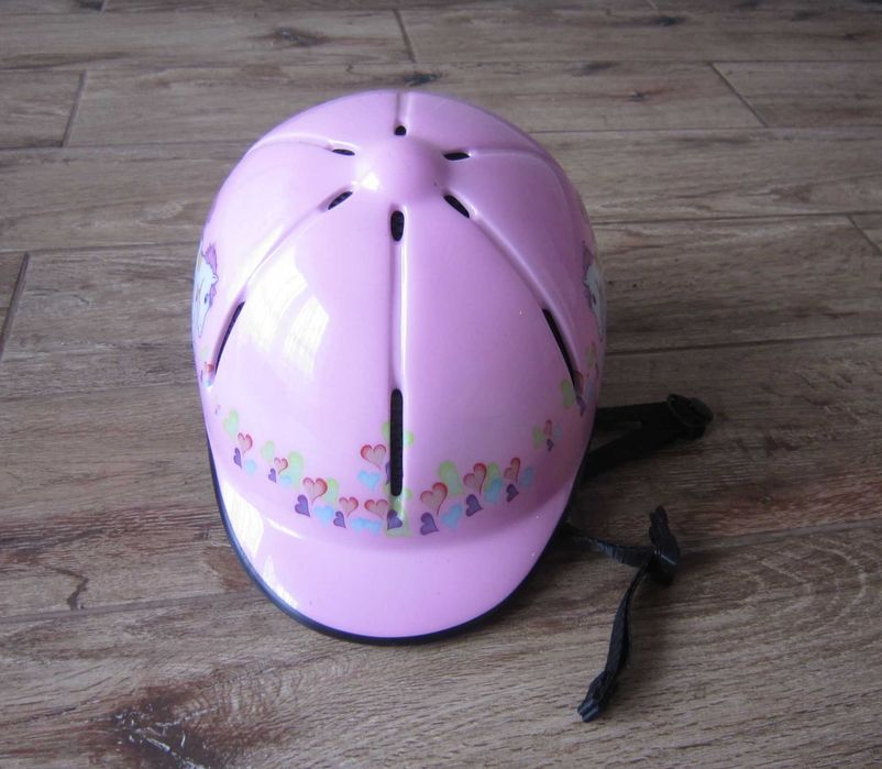 Kask ochronny Red Horse - różowy - dla dziewczynki