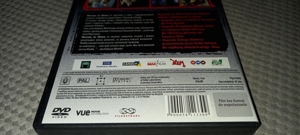Skazany na bluesa dvd