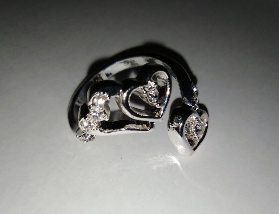 DIA DOS NAMORADOS - Conjunto de 3 peças, fio + brincos + anel