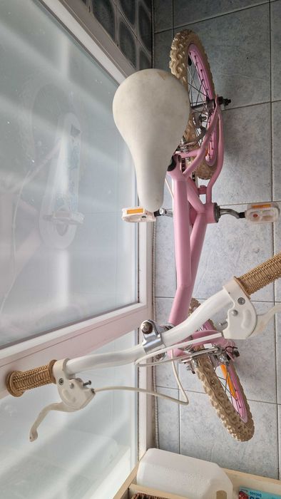 Bicicleta Criança Roda 16" 5-7 Anos Rosa Berg