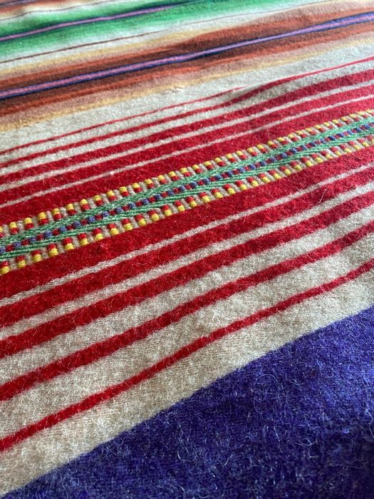 Manta de lã tradicional