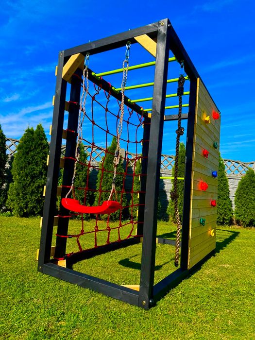 Drewniany Plac Zabaw - PROMOCJA -LUPO - Domek - Huśtawka