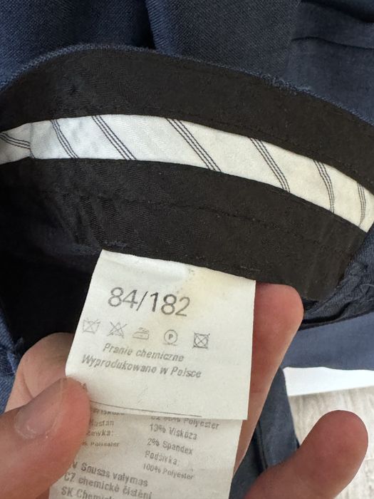 Garnitur męski w kratę