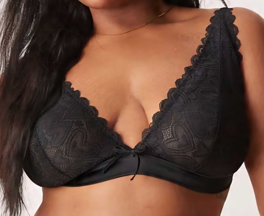Biustonosz koronkowy/ bralette 56 nowy