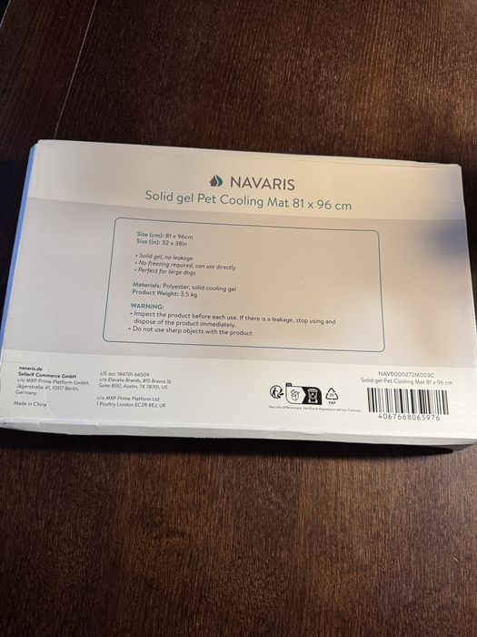żelowa mata chłodząca dla zwierząt marki Navaris.