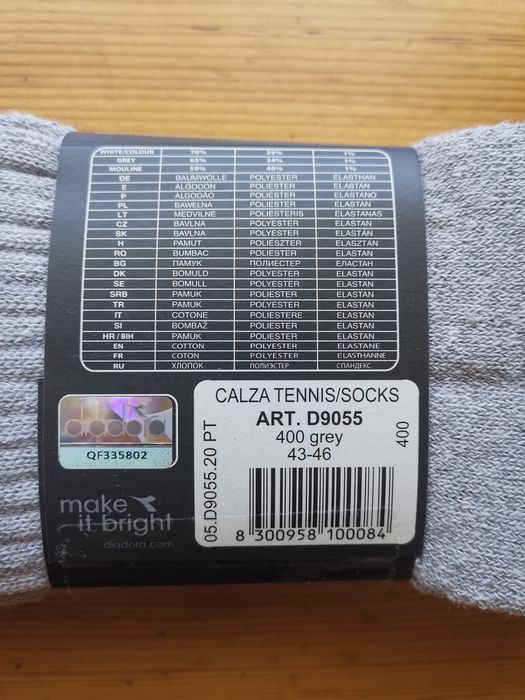 Skarpety DIADORA Calza Tennis/Socks 3 pary