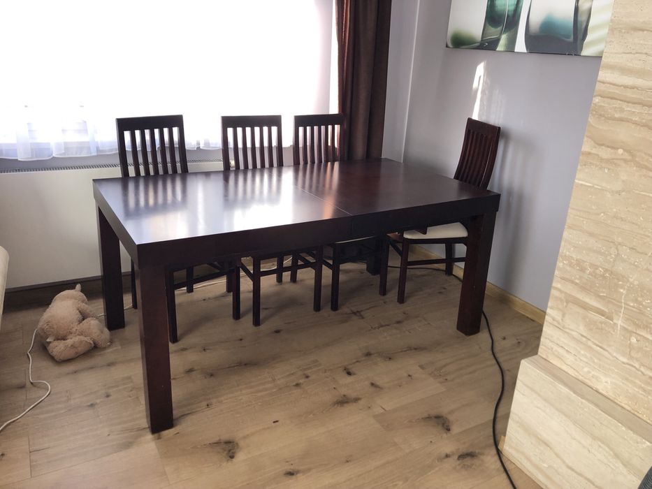 Stół duży rozkładany wenge 95x180x350 rozkładany