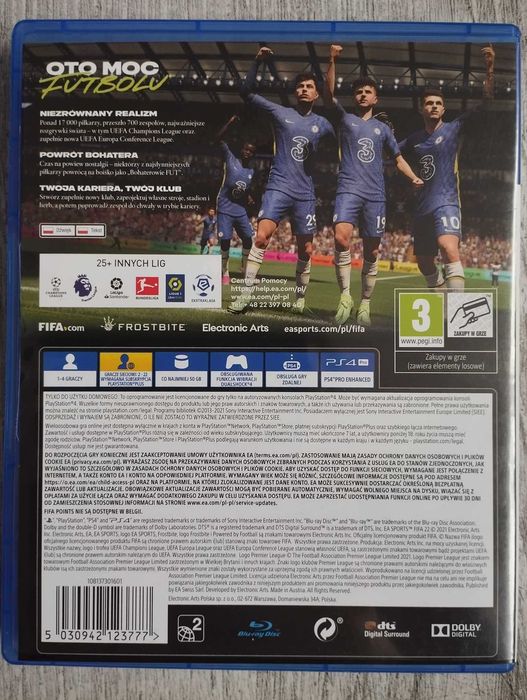 Gra Fifa 22 Polska Wersja PS4/PS5 Playstation