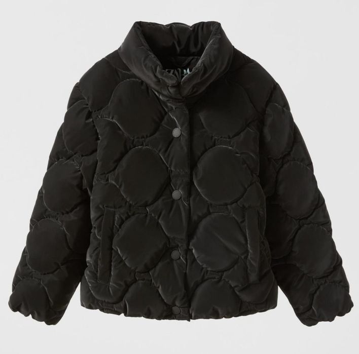 Zara lekki pikowany płaszcz/kurtka dla dziewczynki rozmiar 134