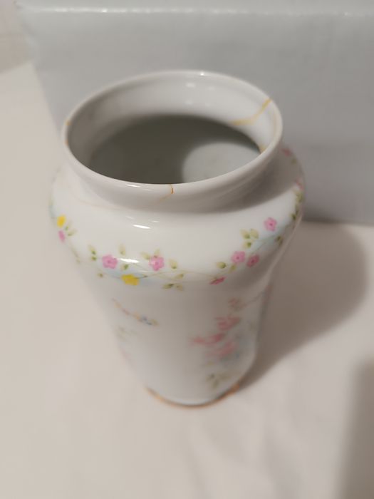 Jarra Flores. Porcelanas Encarnação Portugal. 24 cm
