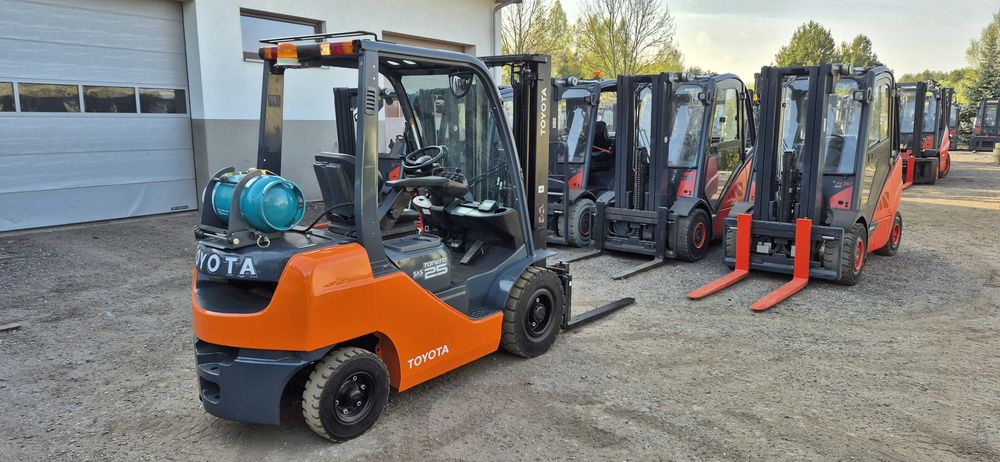 Wózek Widłowy Toyota 8FG25 - Duplex 3.20 m - Tylko 5100 mth  - 4 sekcje - Waga - Stan BDB