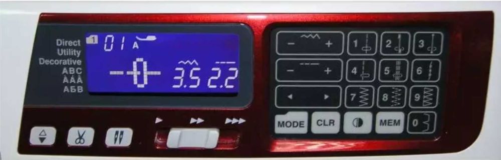 Швейная машина електронна Janome 608 QDC  ( 4120 QDC ) - Стан нової !!