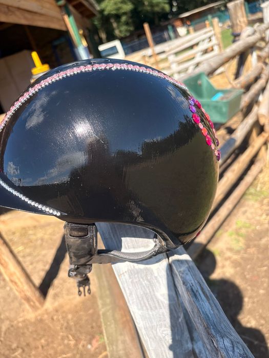 Kask fougenza czarny rozmiar 55 S