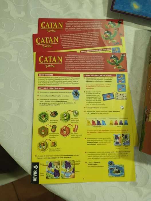 Jogo tabuleiro Catan  júnior Devir