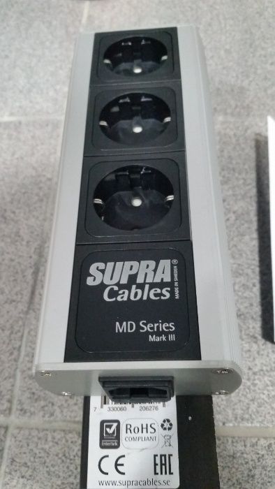 Сетевой фильтр-распределитель Supra LORAD MAINS BLOCK MD03-EU MK3
