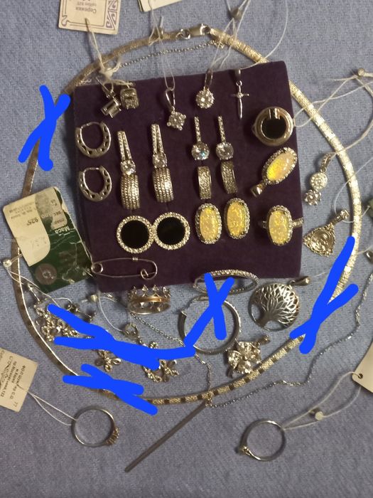 Сережки  срібні  925