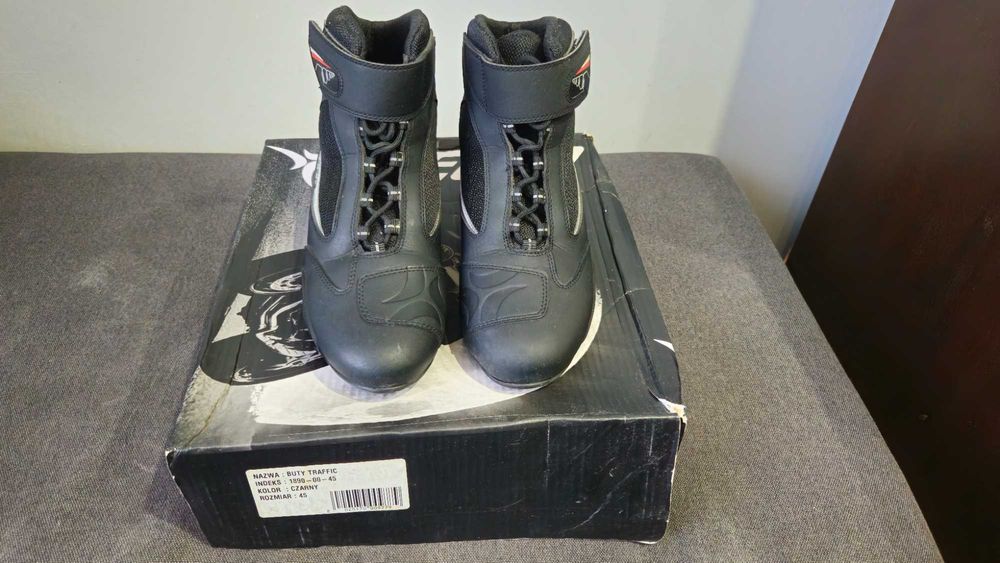 Buty motocyklowe SECA Traffic I Czarne rozmiar 45