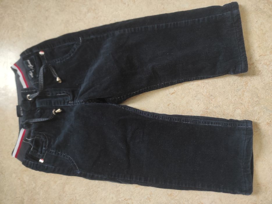 Штани вільветові утеплені р.92+